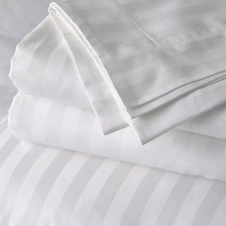 Sábanas Algodón 100% Rayas Blancas