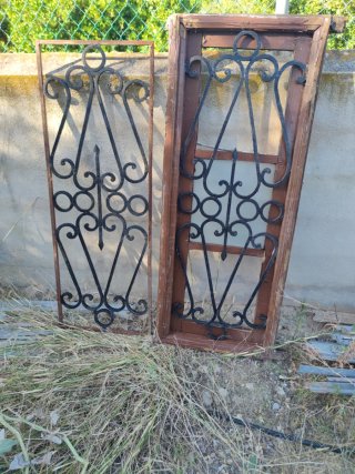 Reja forja antigua sin soldadura