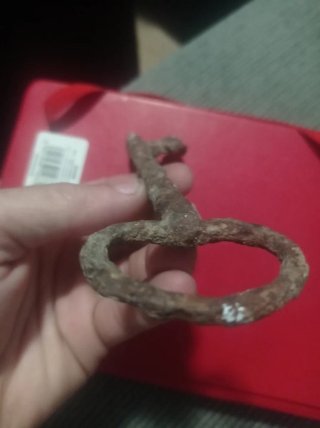Llave antigua de hierro forjado 15 cm