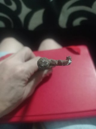 Llave antigua de hierro forjado 15 cm