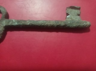 Llave antigua de hierro forjado 15 cm