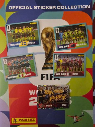 Lotto di figurine formazioni Panini Mondiale FIFA