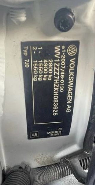 Volkswagen Transporter 2019