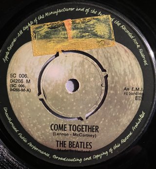 Beatles - Come Together / Something 7 Single 1970