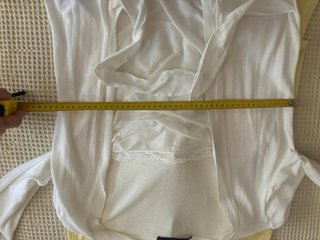 Conjunto Top Blanco y Pantalón Amarillo