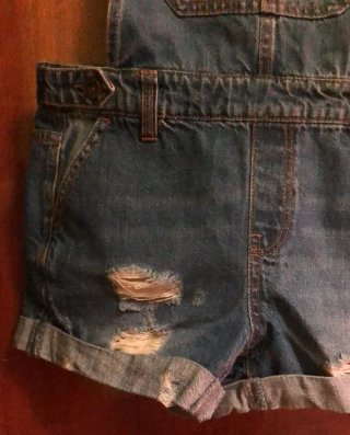 Peto corto vaquero mujer