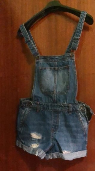 Peto corto vaquero mujer