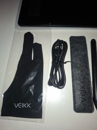 VEIKK A15 Tableta Gráfica Negra