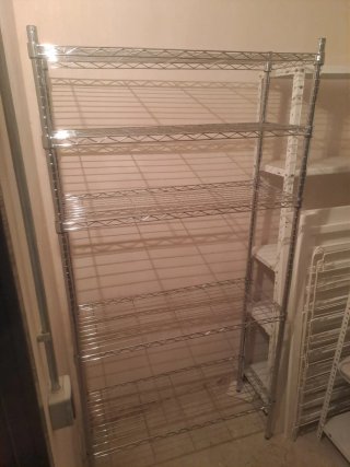 Estantería Metálica Plata 5 Niveles