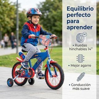 AA Bicicleta Infantil 4-6 años Spiderman 14"