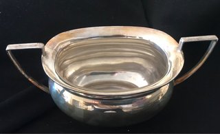 Juego de té plata inglesa Art Decó