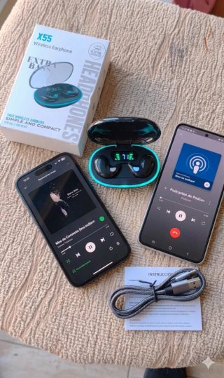 Auriculares Inalámbricos X55 Bluetooth
