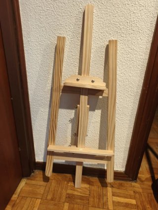 Caballete de mesa de madera