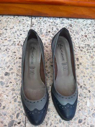 Zapatos PK PAKER Talla 38 Negro/Gris
