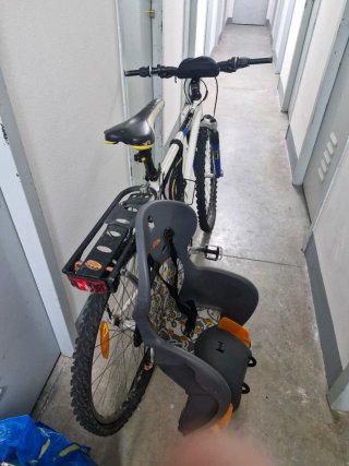 Bicicleta cob silla de nino