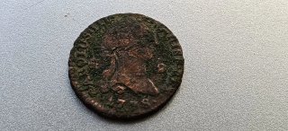 2 Maravedís Carlos IV 1778 Segovia España