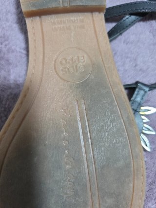 Sandalias mujer talla 40 adornos plateados