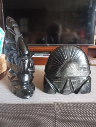 Figuras Dios  Inca Jade Negro 1-60e 2-90