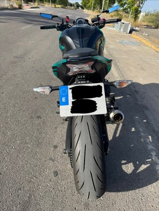 Kawasaki Z900 A2 Naked Verde/Negro