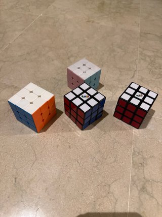 Pack 4 cubos de Rubik