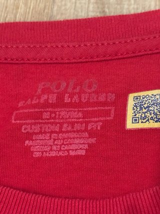 Camiseta Polo Ralph Lauren Roja Talla M