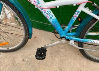 Bicicleta Infantil BTWIN Azul y Blanca 24’