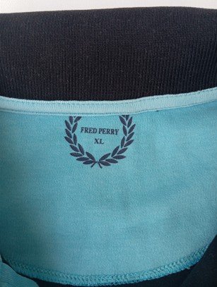 Polo Fred Perry Negro logo bordado talla XL