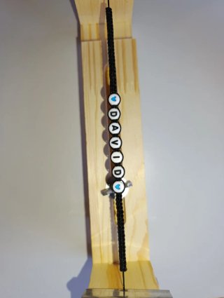 Braccialetti Macramè Personalizzati con Nome David