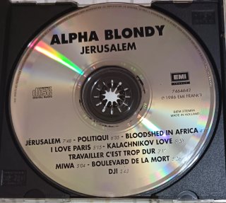 CD Alpha Blondy - Jerusalem