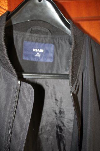 Chaqueta INS URBAN estilo universitario negra