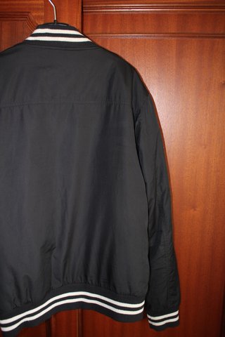 Chaqueta INS URBAN estilo universitario negra