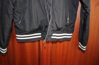 Chaqueta INS URBAN estilo universitario negra