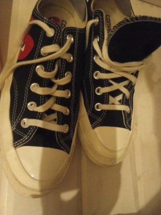 Converse Edición Limitada Corazón Negro Rojo