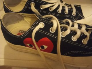 Converse Edición Limitada Corazón Negro Rojo