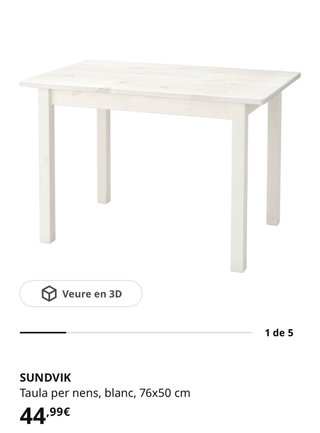 Mesa y silla infantil de madera