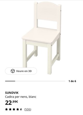 Mesa y silla infantil de madera