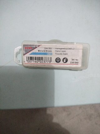 Juego de roscas Ruko DIN 352 M4