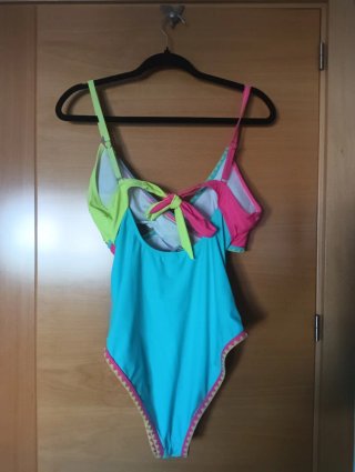 Bañador flúor multicolor