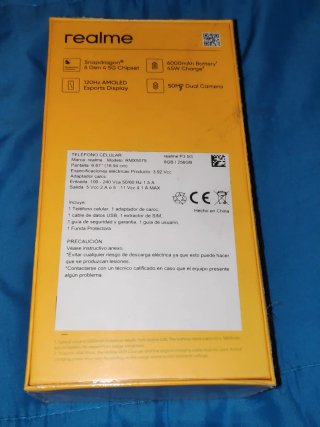 Realme P3 5G 8gb ram 256 gb Nuevo.