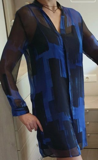Vestido mini estampado