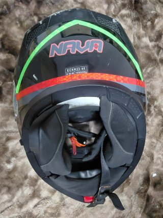 Casco Moto NAVA Modular Negro Talla S
