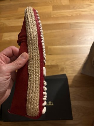Mocasines Massimo Dutti Piel Rojo Nuevos