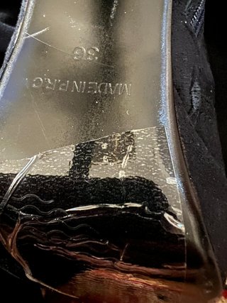 Stivali finto camoscio neri tg 36