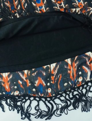 Vestido corto Easy Wear estampado M/38