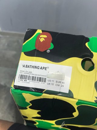 Zapatillas BAPE Talla 45 Nuevas