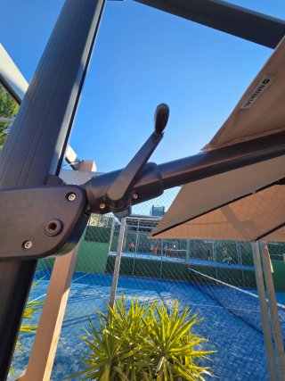 Parasol rectangular aluminio Naterial 282cm×391cm