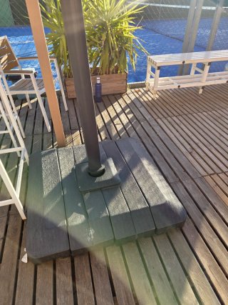 Parasol rectangular aluminio Naterial 282cm×391cm