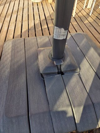 Parasol rectangular aluminio Naterial 282cm×391cm