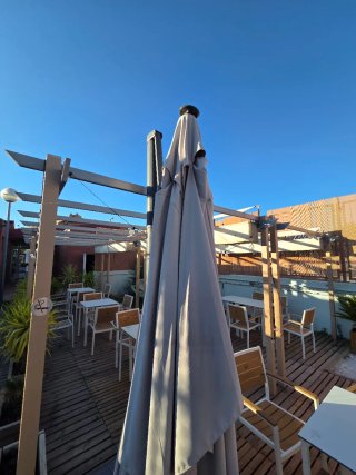 Parasol rectangular aluminio Naterial 282cm×391cm