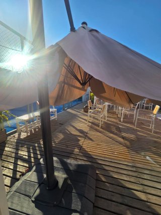 Parasol rectangular aluminio Naterial 282cm×391cm